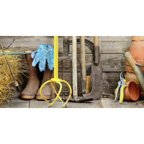 Garden Claw Twist Tiller Manual Steel Cultivator & Soil Loosener, Hand Tiller Lawn Aerator for Garden Bed, Plant Box