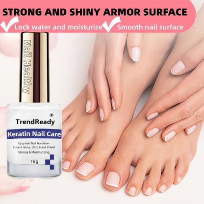 Colored Nail Hardener Set Pink White Yellow – Fast Drying 15ml Nail Strengthener for Weak Splitting Brittle