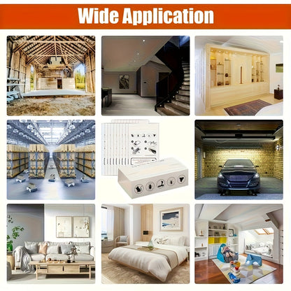 20-Piece Foldable Adhesive Insect Trap Cards for Flat, Box or Channel Placement Around Indoor Areas