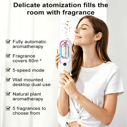 Aromatherapy Diffuser with Essential Oils 2-in-1 Humidifier - Hotel Scent Home Fragrance Machine with Natural French Essential Oils