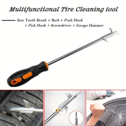 Car Lockout Kit Emergency Door Opener Tool Set with Carrying Bag – Portable Vehicle Unlock Kit for Locked Car Doors