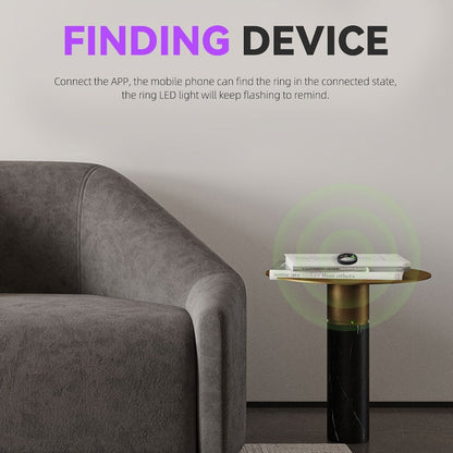 R18 Smart Ring Activity Tracker with 20+ Workout Modes – Sleep & Stress Monitor, Heart Rate, iPhone & Android Compatible, USB Charging