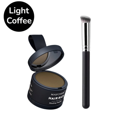 Beard Touch-Up Powder for Men - Instant Gray Coverage Beard Filler for Sparse Patchy Beard for Makeup, Travel and Everyday Vanity Use