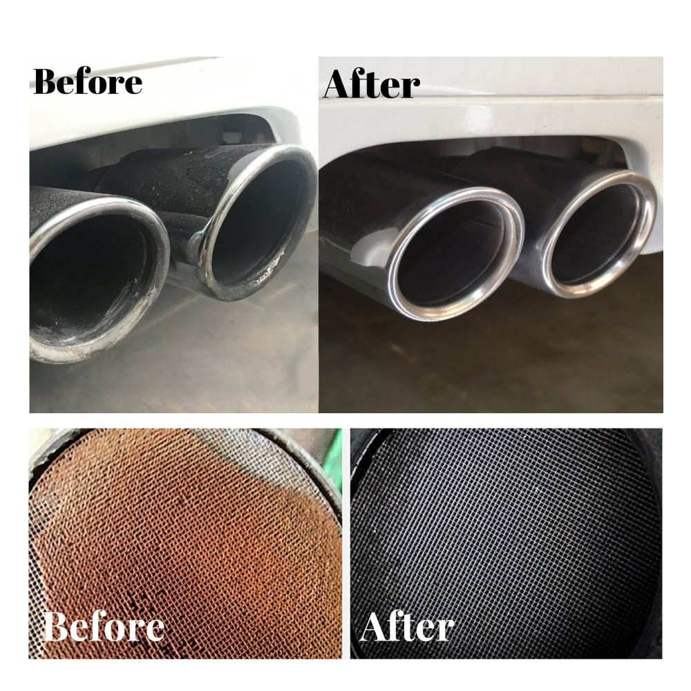 Catalytic Converter Cleaner & Fuel System Treatment 3-Pack – 3-Element Deep Clean Engine Carbon Remover for All Vehicles