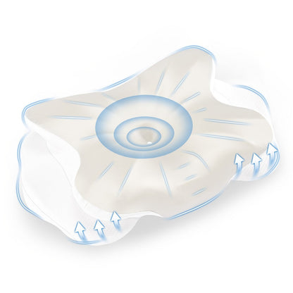 Memory Foam Cervical Pillow Contour Neck Support Orthopedic Bed Pillow for Side Back Stomach Sleepers with Cooling Pillowcase Queen King