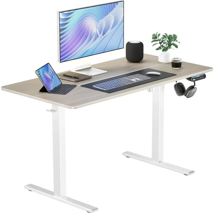 Standing Desk shown in the 63*28 Natural color option