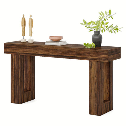 63-Inch Narrow Console Table, Hallway Accent Table for Entryway detail image - detail view 5