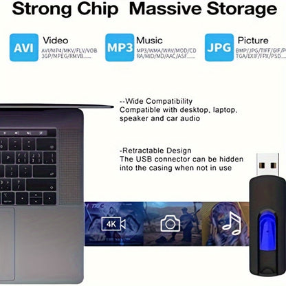 Retractable USB Flash Drive Bulk Pack 5-Pack USB 2.0 Thumb Drive 2GB 4GB 8GB 16GB 32GB 64GB Mixed Colors for a Home Lash Beauty Routine