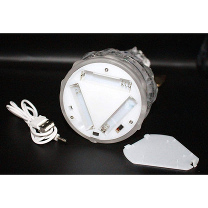 Angel LED Snow Globe Water Lamp 12 Inch - Color Changing Glitter Golden Wings Timer for Entryways, Bedrooms and Living Spaces