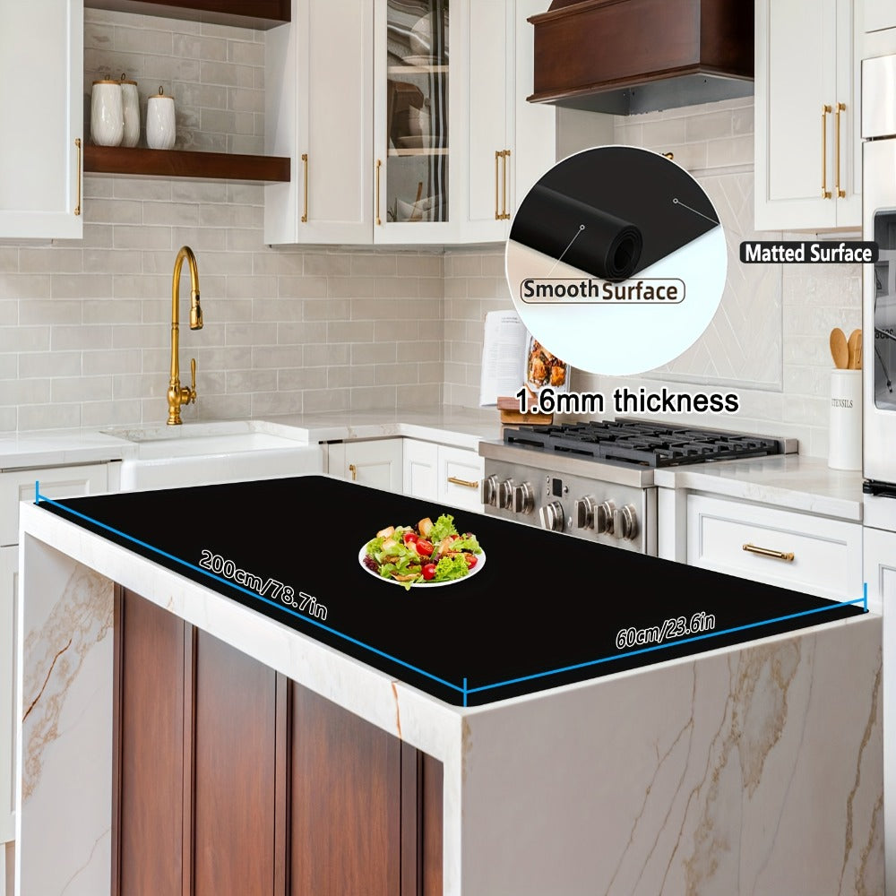 Extra Large Silicone Mat for Kitchen Counter, Heat Resistant Countertop Protector, Nonstick Craft Mat & Placemat