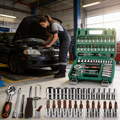 Automotive Mechanic Tool Set in 53-Piece, 325-Piece or 47-Piece with Gloves Checkout Options