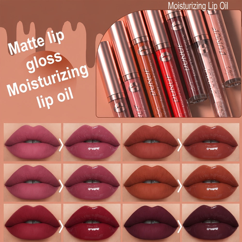 Twelve-Piece Boxed Lip Color Collection in Coordinated Set 02, Set 03 or Set 04 Shade Assortments