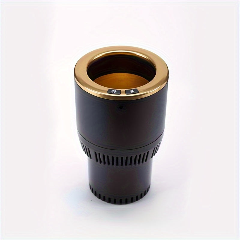 Car Cup Warmer & Cooler 2-in-1 – 12V Electric Heated & Cooled Beverage Holder for Car, Heats to 140°F Cools to 21°F