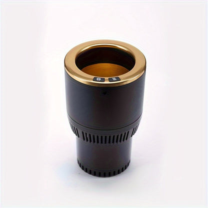 Car Cup Warmer & Cooler 2-in-1 – 12V Electric Heated & Cooled Beverage Holder for Car, Heats to 140°F Cools to 21°F