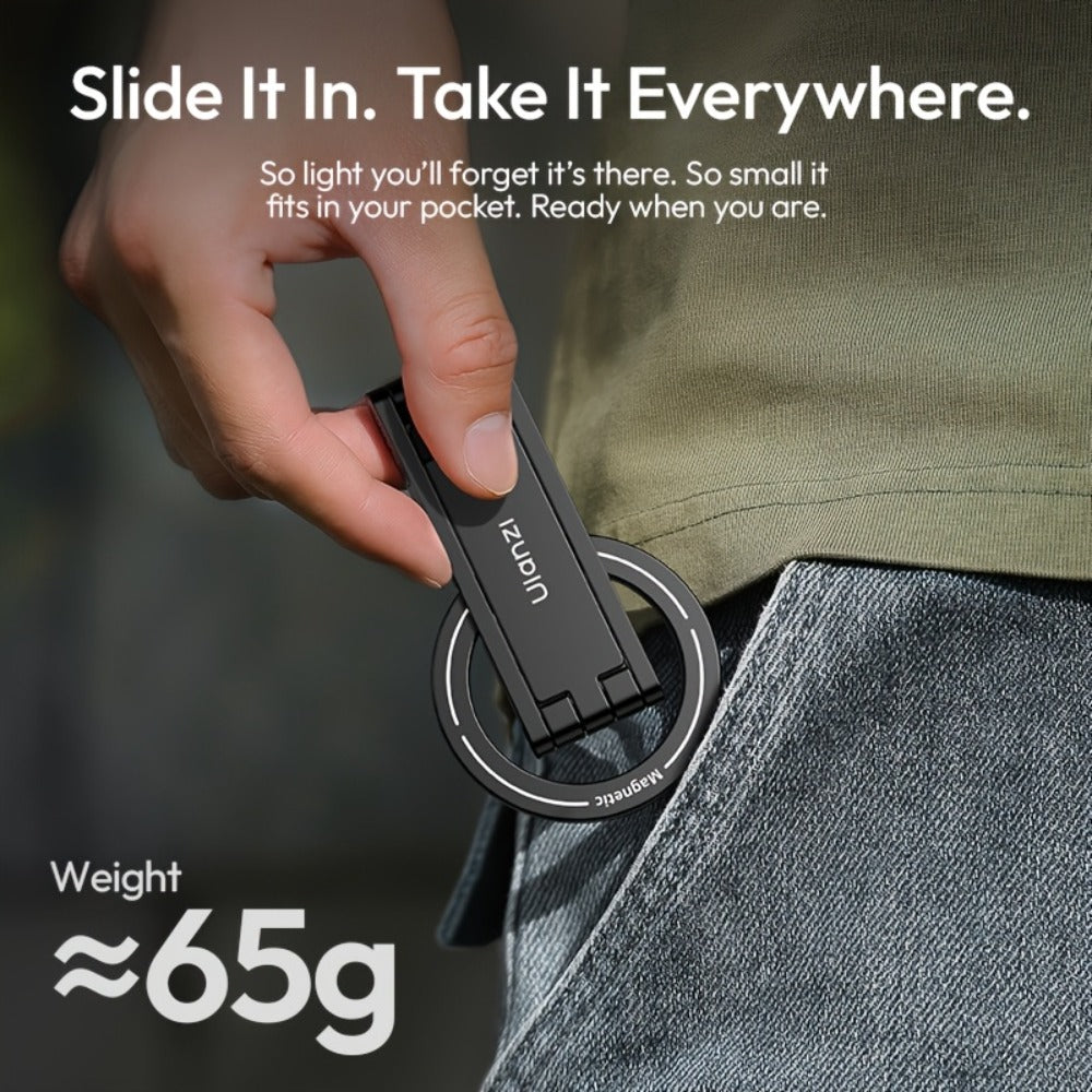 MA60 Ultra-Slim Magnetic Phone Stand and Tripod with Folding 8.43-Inch Body in Six Color Options