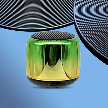 Thumb-Sized Mini Wireless Bluetooth Speaker with Built-In Mic, TWS Pairing, 360° Stereo Surround Sound