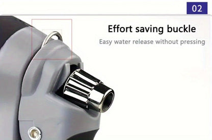 High Pressure Car Wash Gun with Long Extension Rod – Adjustable Spray Nozzle, Leak-Proof Connector, Fits Garden Hose