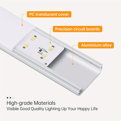 Motion Sensor Cabinet Light LED Under Cabinet Lights USB Rechargeable 3 Color Dimmable with Remote Control Magnetic Wireless Night Light
