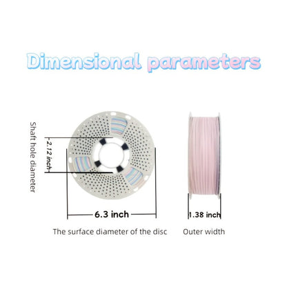 Vacuum Box PLA Filament 1.75mm 250g Various Colors Low Warping High Precision ±0.02mm Moisture for an Everyday Personal Care Routine