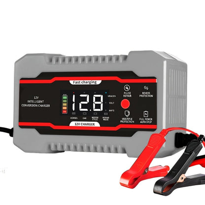Intelligent Battery Charger & Inverter 12V & 24V – LCD Display, Trickle Maintenance, Overcharge & Short Circuit Protection for Cars Yachts