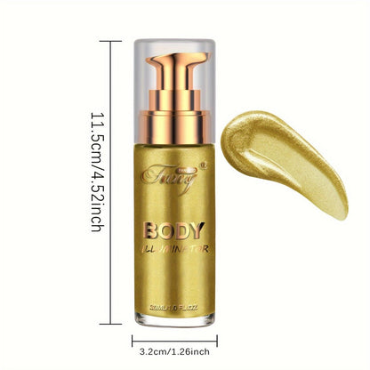 Liquid Luminizer Set of 2 Shimmer Highlighter for Face and Body Glow – All-in-One, for Makeup, Travel and Everyday Vanity Use
