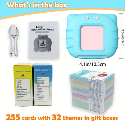 Bilingual English Speaking Flash Cards for Kids, 56 Cards 112 Visual Sight with the Listed Color, Size or Set Options for Everyday Use