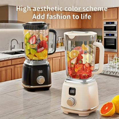 USB Rechargeable Portable Juicer Blender with Digital Display for Smoothies & Shakes, Home Office Travel