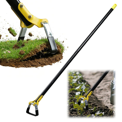 Adjustable Stirrup Hoe Garden Tool with Loop Head, Sectional Handle and 4.5-, 6- or 7.5-Foot Lengths