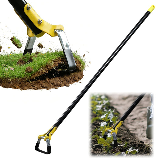 Adjustable Stirrup Hoe Garden Tool with Loop Head, Sectional Handle and 4.5-, 6- or 7.5-Foot Lengths