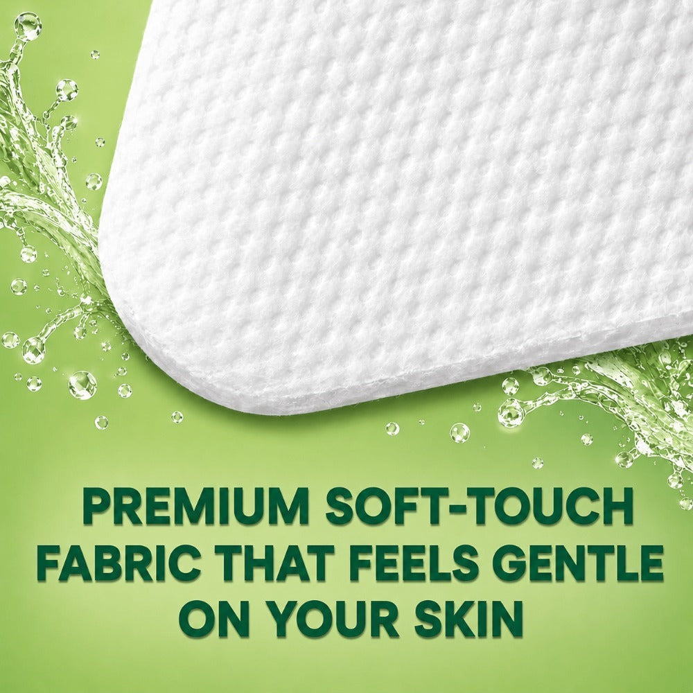 Extra Large Adult Wet Wipes 8x13 Inch 240ct 4 Packs of 60 Aloe Vitamin E Cucumber Scent for Bath Time, Home Spa and Personal Care