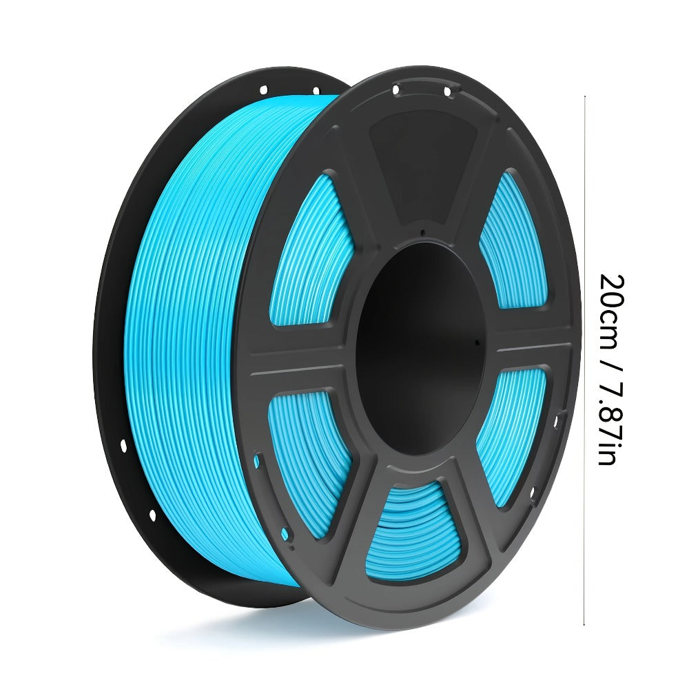 3D Printer Filament PETG 1.75mm 1kg Open-Rim Spool with 11 Solid, Transparent, Rainbow and Macaron Options