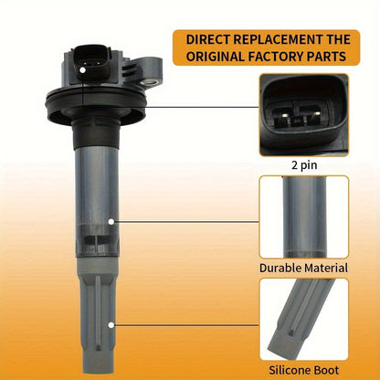 Ignition Coil & Iridium Spark Plug Kit 8-Pack for 2011-2020 Ford F-150 Mustang Lobo 5.0L V8 UF622 SP411 Direct Fit OEM Replacement Pure