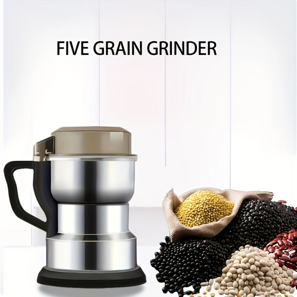 Electric Coffee Grinder 400ml 14oz 4-Blade Stainless Steel 10 Second Quick Grinding for Entryways, Bedrooms and Living Spaces