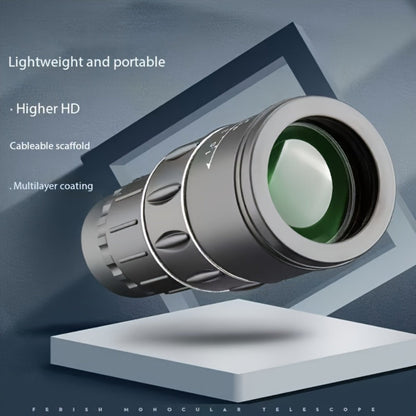 Monocular Telescope 10x50 High Power HD Compact Scope with Manual Focus for Adults Bird Watching Hiking Hunting Travel Outdoor Sightseeing
