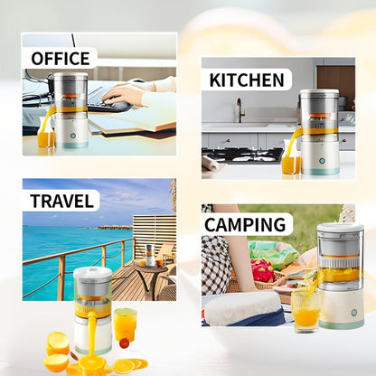 Rechargeable USB Electric Citrus Juicer Portable Citrus Press for Oranges Lemons Grapefruit Kiwi Removable Parts Pulp Separation Compact