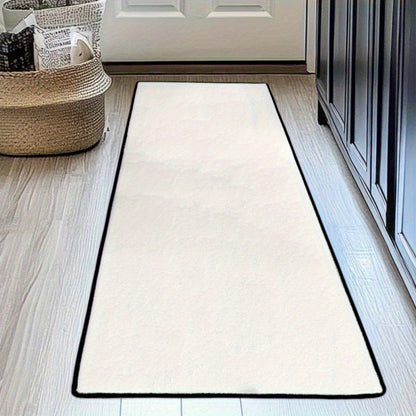 Area Rug Bohemian Moon Phase Floral Runner in Two Machine-Washable Sizes for Kitchen or Hallway
