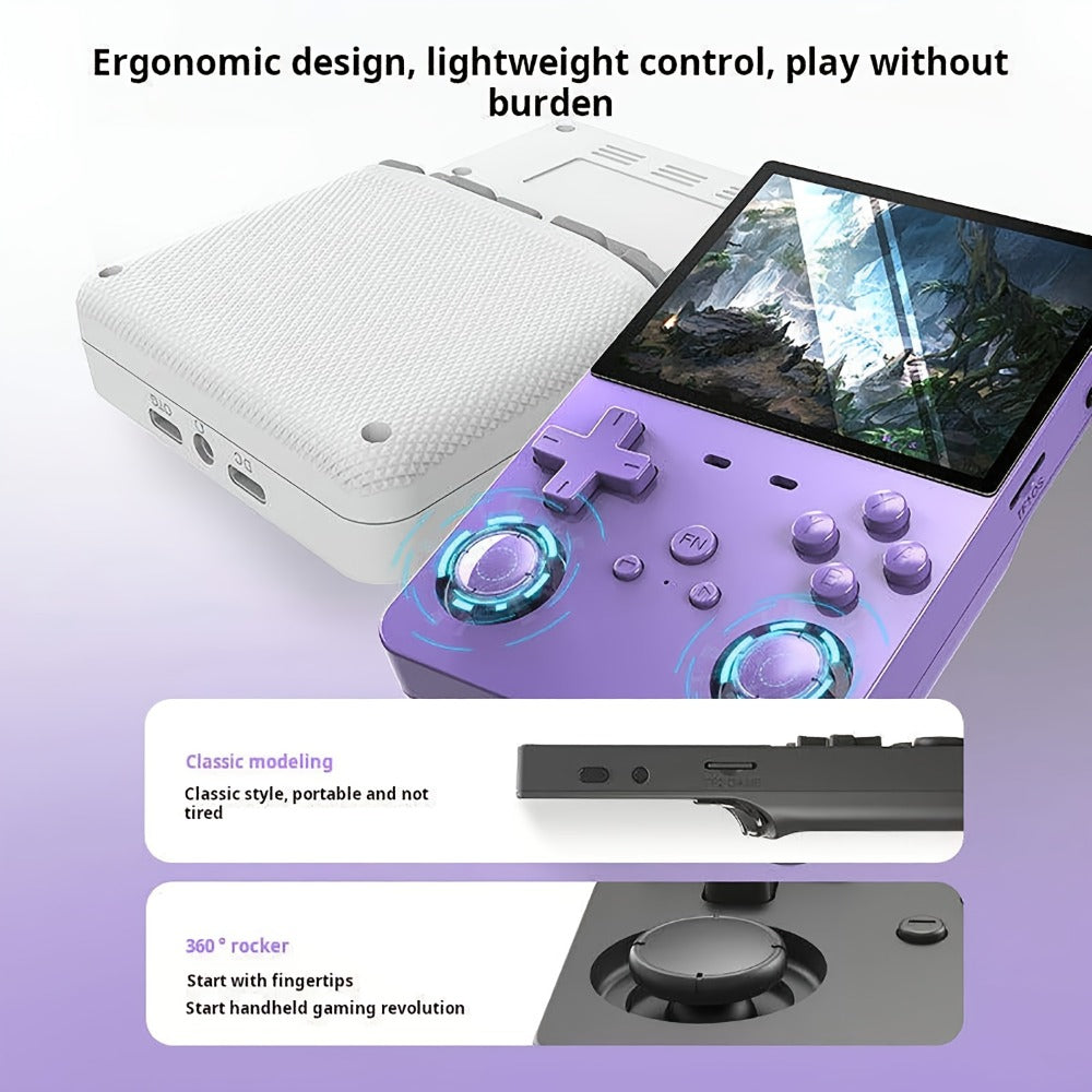 Handheld Game Console L35 with 3.5-Inch IPS HD Display, Open- Linux & 64GB/128GB Storage Options