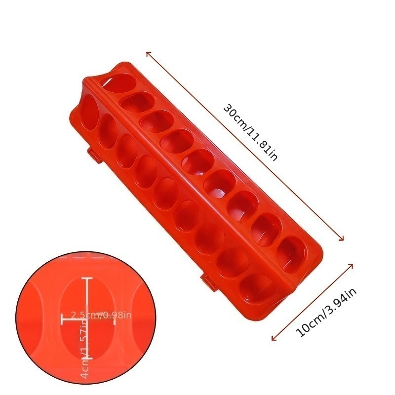 Chicken Feeder and Waterer Set, 18-Hole Anti-Spoil Trough Feeder + Water Dispenser for Chicks, Brooder & Backyard Poultry