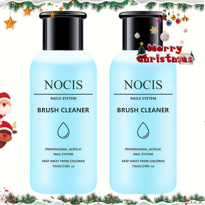 Acrylic Nail Brush Cleaner & Conditioner 2-Pack Wash Pen for Home and Salon Manicures, with the Listed Configuration