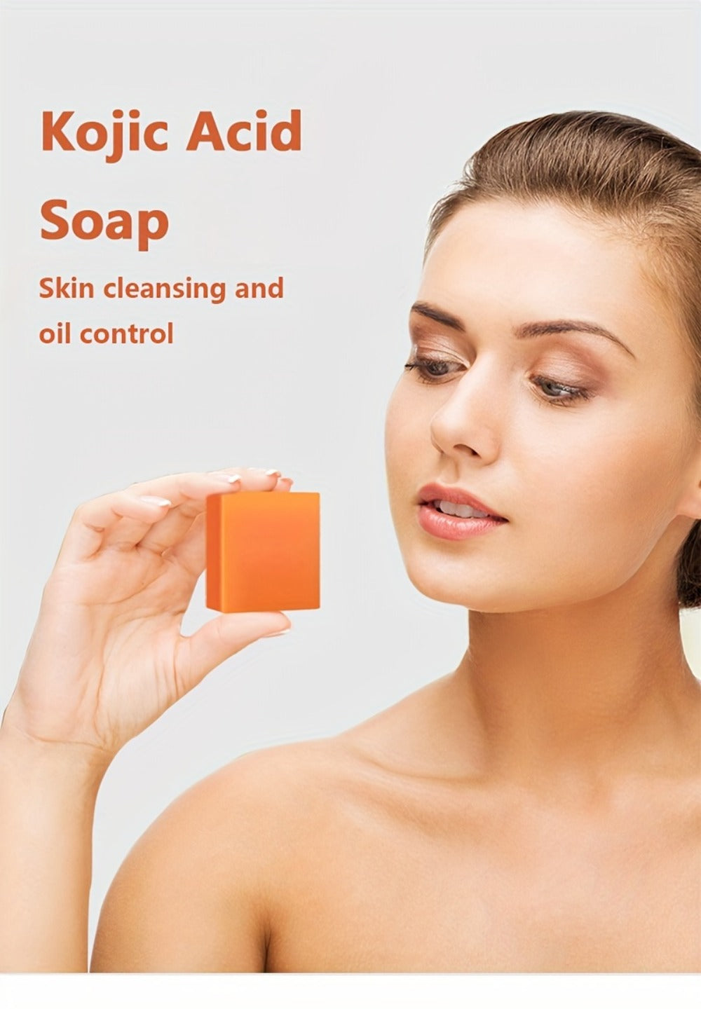 Kojic Acid Brightening Bar Soap 6-Pack – Rose Extract & Glycerin Formula for Dark Spots, Oil Control & Even Skin Tone | Moisturizing Gentle