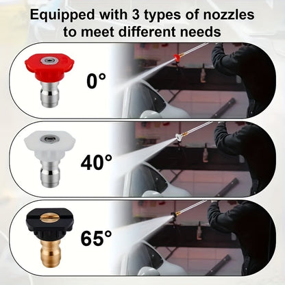Pressure Washer Wand, Garden Hose Car Patio Yard Cleaning Nozzles for Garden, Lawn and Yard Watering
