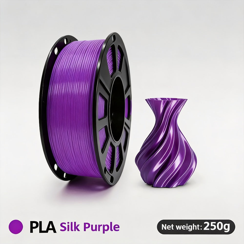 Gradient Rainbow PLA Filament 1.75mm 32 Colors, Shiny Multicolor Fast Color-Changing 250g Spool for FDM 3D Printers