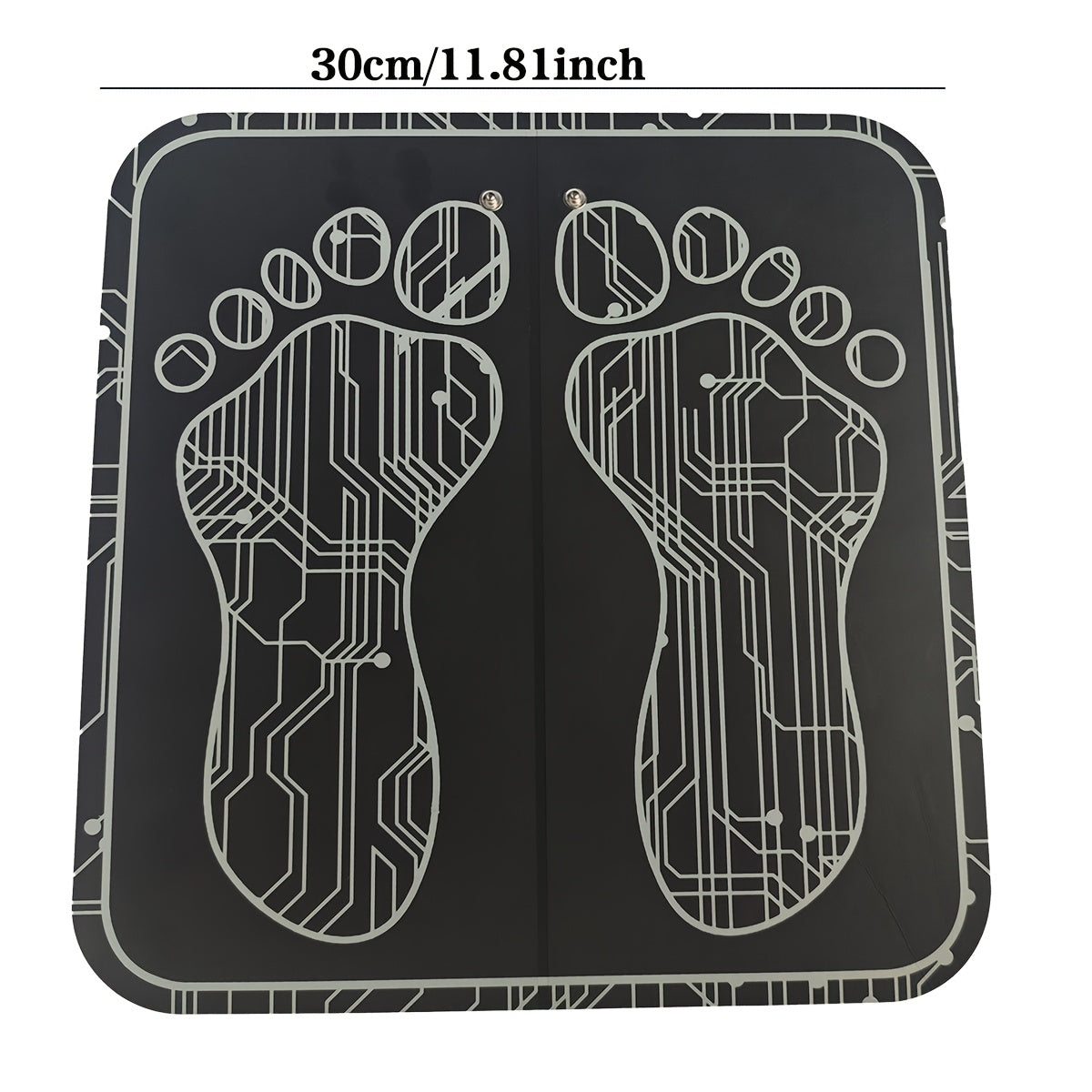 EMS Foot Massager Pad with TENS Therapy, Portable Electric Foot Massage Machine, Reusable Pad, Multiple Mode Adjustment