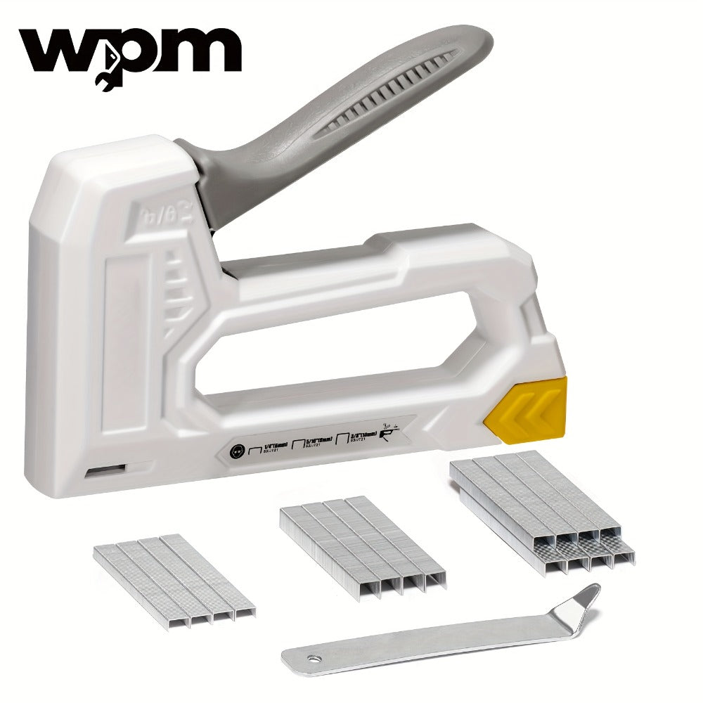Staple Gun with Staples 1600pcs, Light Duty Upholstery Staple Gun Kit with JT21 Staples 1/4 5/16 3/8 inch & Staple Remover