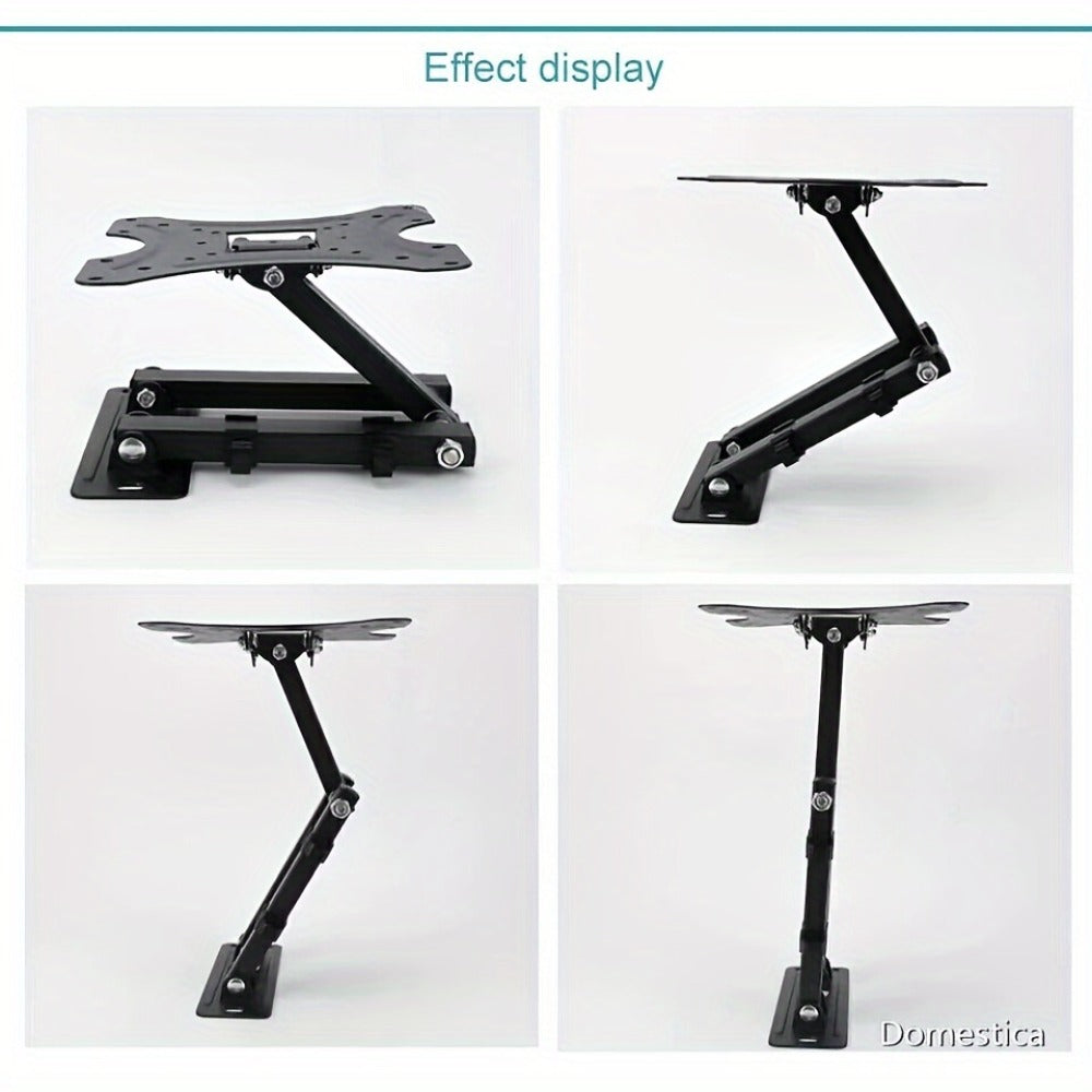 Compact Dual-Arm Full-Motion TV Wall Mount for 26-57 Inch Screens with Swivel, Tilt and Extension
