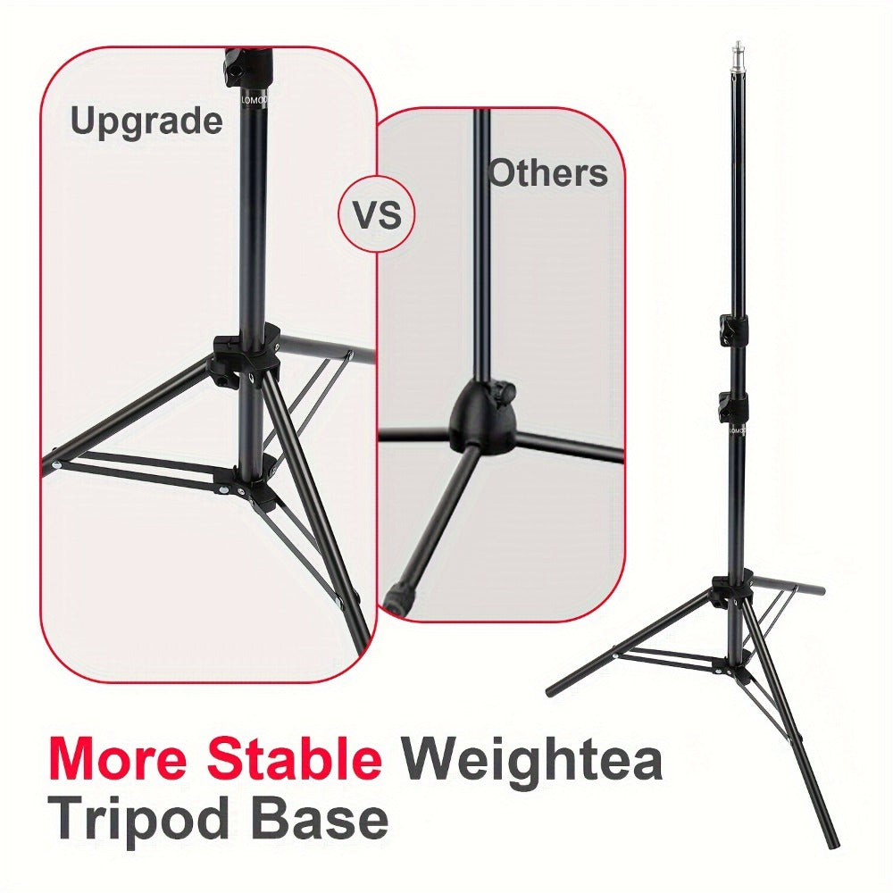 Adjustable Tripod Microphone Stand with Boom Arm Floor Mount Metal Mic Stand Dual Mic Clips Phone Holder for Live Performance Wedding Stage