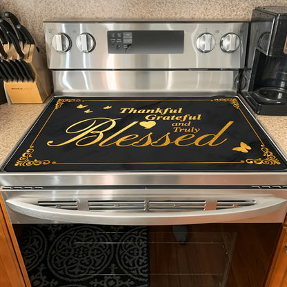 Glass Cooktop Protector Cover Heat Resistant Scratch Proof Appliance Mat for Stove Oven for Entryways, Bedrooms and Living Spaces