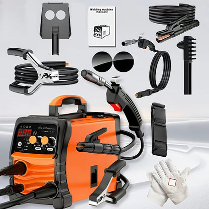 MIG Welder 3-in-1 Welding Machine 110V 105A Gasless MIG Stick ARC Portable Welder Kit with Rubber Case