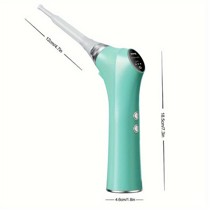 Tonsil Stone Remover Electric Vacuum Kit with LED Light – 3 Suction Modes 5X Magnifying Mirror Oral Irrigator Safe Gentle Tonsillolith