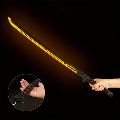 LED Cyberpunk Katana Prop 80cm Acrylic Luminous with the Listed Color, Size or Set Options for Everyday Use